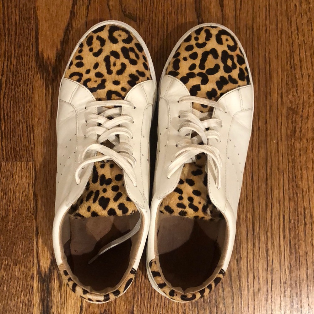 Nordstrom Rack white leather tennis shoes